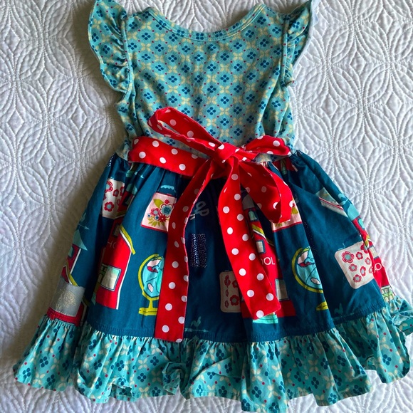 12m School Dress- Eleanor Rose - Picture 2 of 2